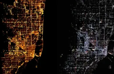 From Orange to White: NASA Photos Reveal Earth’s Global Shift to LED City Lights from Space
